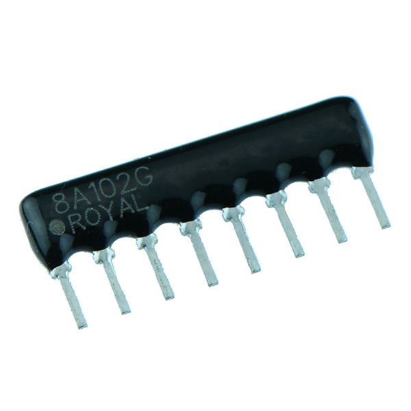 100r 7 Commoned Resistor Network 2%
