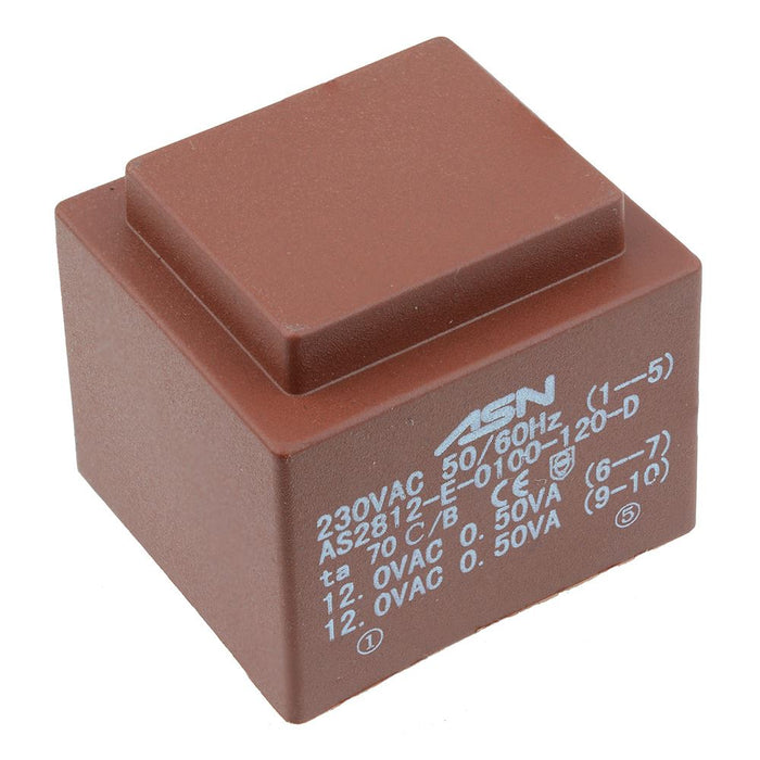 2 x 9V 1VA 230V Encapsulated PCB Transformer