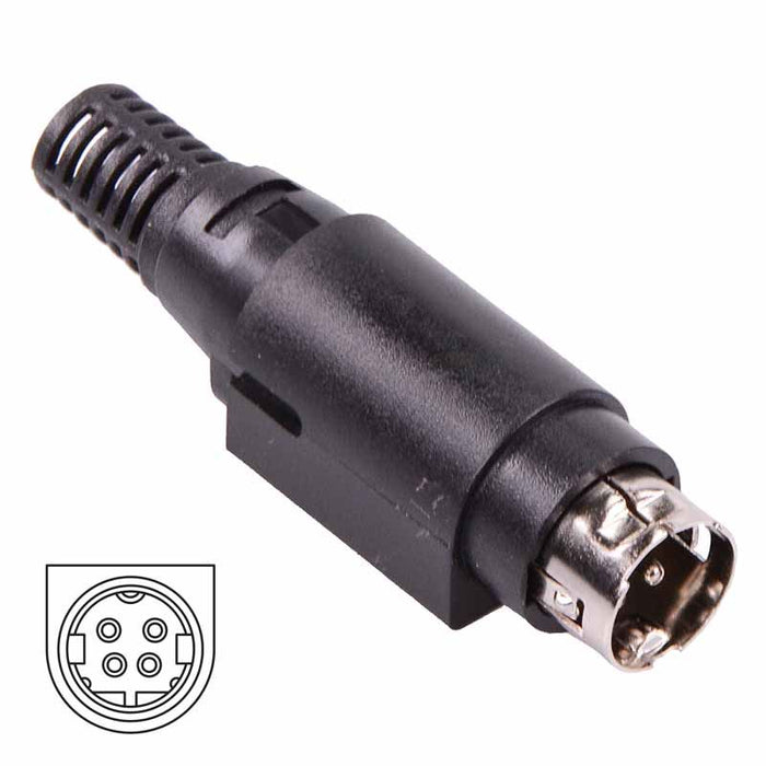 4 Pin Power DIN Connector Plug