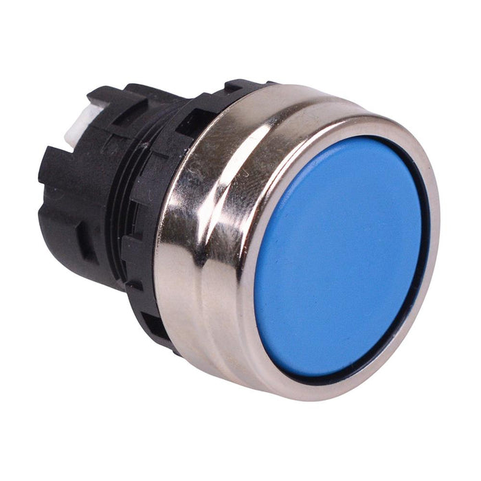 YW4B-A1S Blue 22mm Maintained Metal Push Button Bezel for Non-illuminated YW Series IDEC