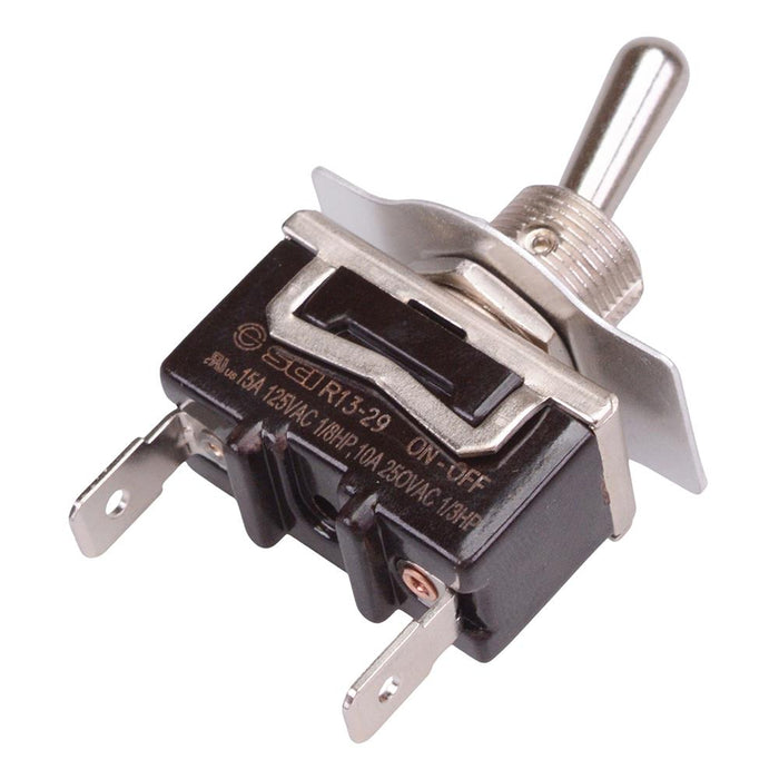 On-Off 12mm Toggle Switch SPST 15A R13-29A-01