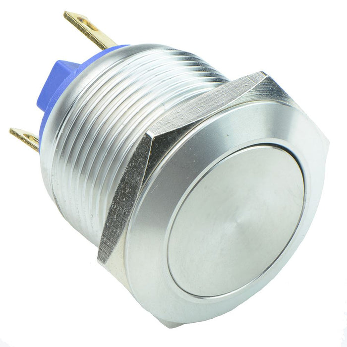 Vandal Resistant 19mm Stainless Steel Momentary Push Button Switch 2A SPST