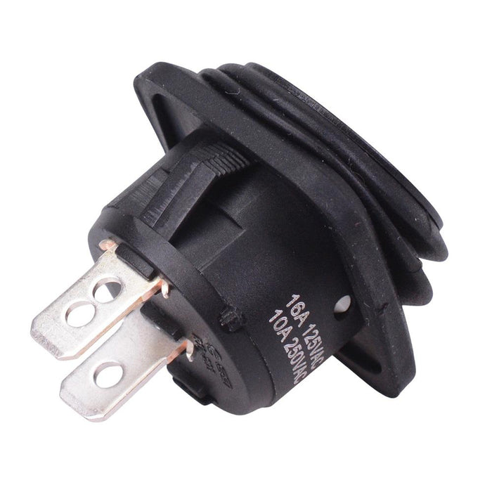 On-Off Waterproof 24mm Round Rocker Switch SPST 10A R13-203A84-01