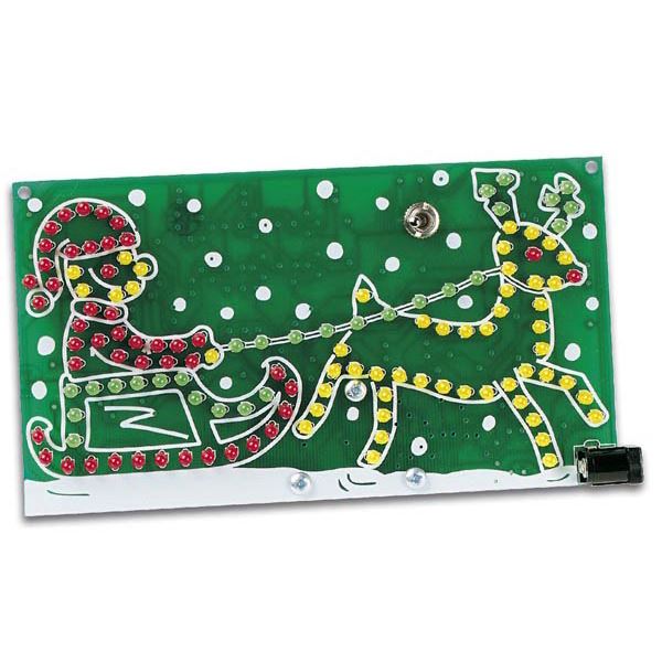 Riding Santa LED Soldering Kit WSSA116