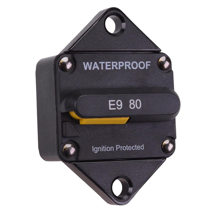 80A Panel Mount Manual Reset Circuit Breaker IP66