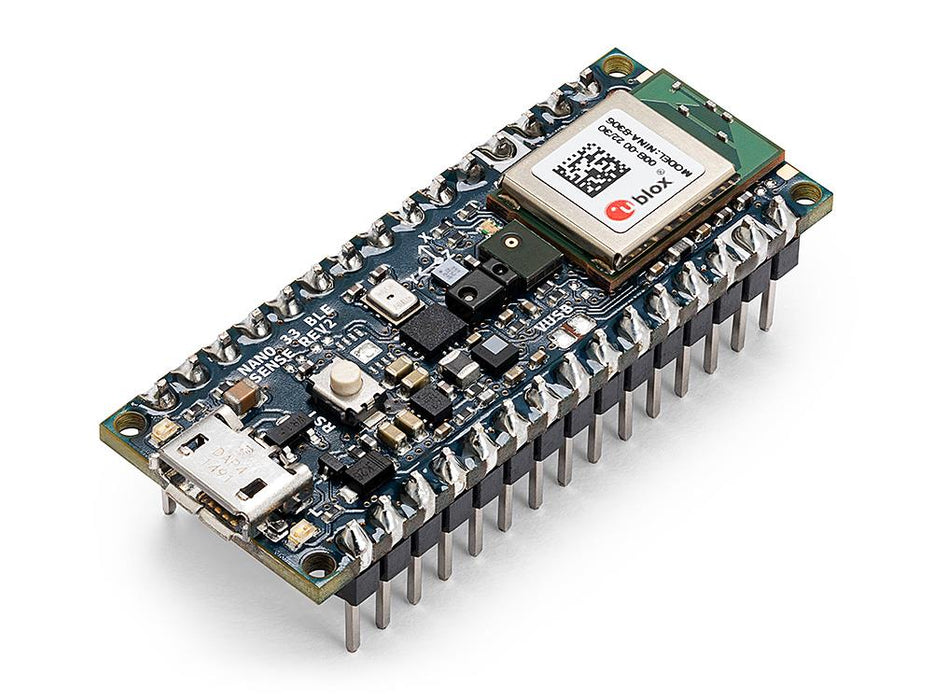 Arduino® Nano 33 BLE Sense Rev2 with headers