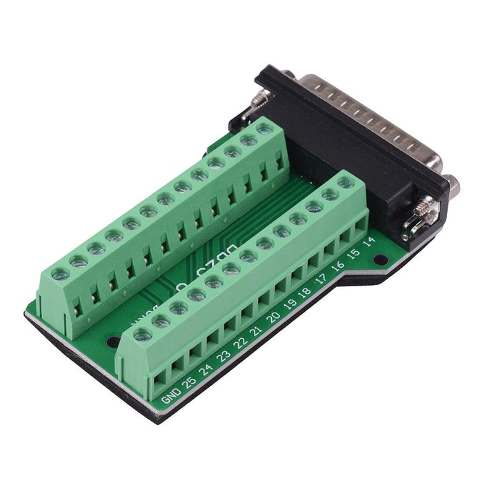 25 Way Male D Sub Connector with Terminal Blocks