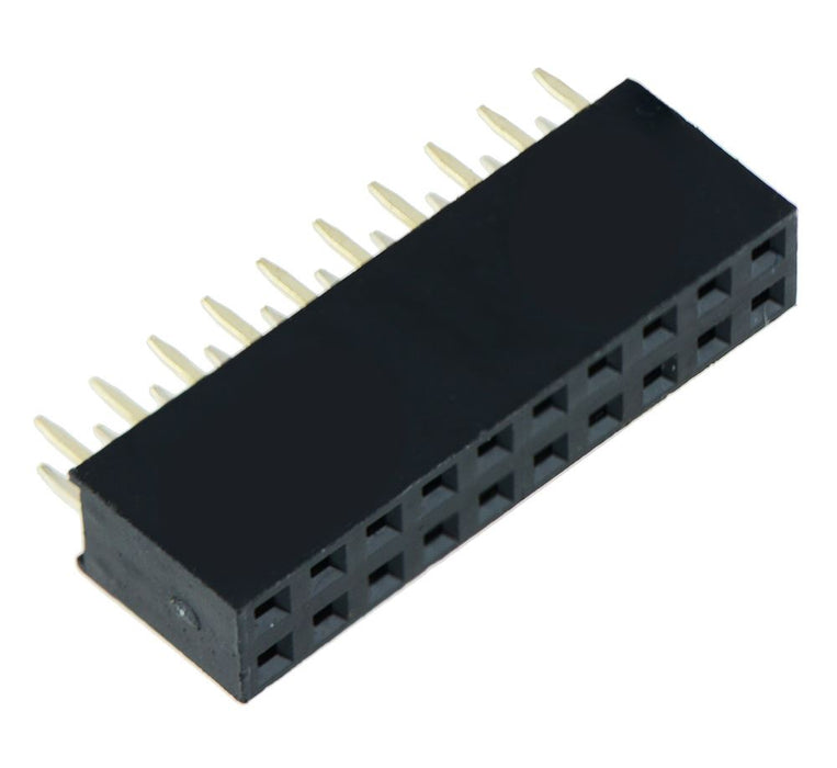 6-Way Double Row PCB Socket 2.54mm