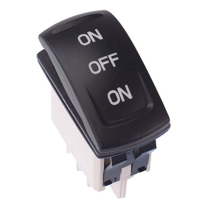 KR47CAKXXG22N010201 APEM (On)-Off-(On) Momentary Automotive Rocker Switch DPDT IP68