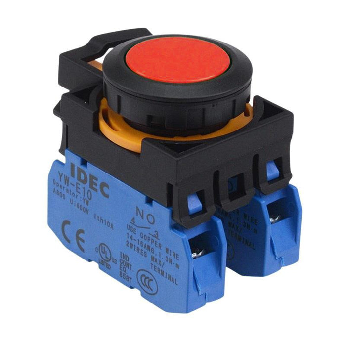 CW1B-M1E20R Red Momentary Push Button Switch 2NO IP65 IDEC