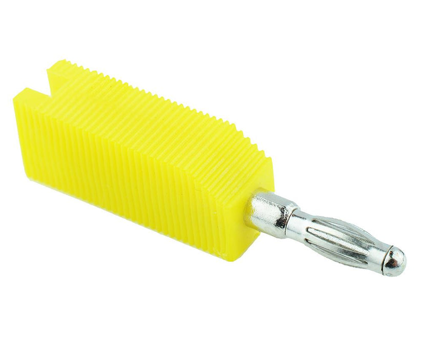 Yellow 4mm Stackable Test Connector
