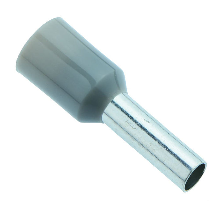 Grey 2.5mm Bootlace Ferrule - Pack of 100