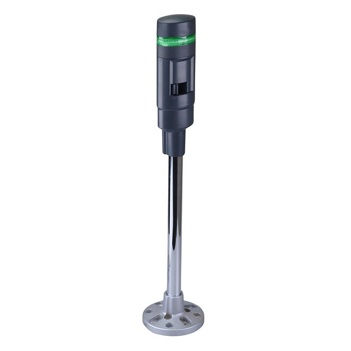 IDEC LD6A-1PZQB-G Green Stack Light LED Tower with Sounder & Flasher Pole Mount 24VAC/DC