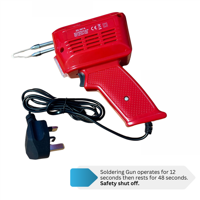 100W Soldering Iron Gun 5pc Kit