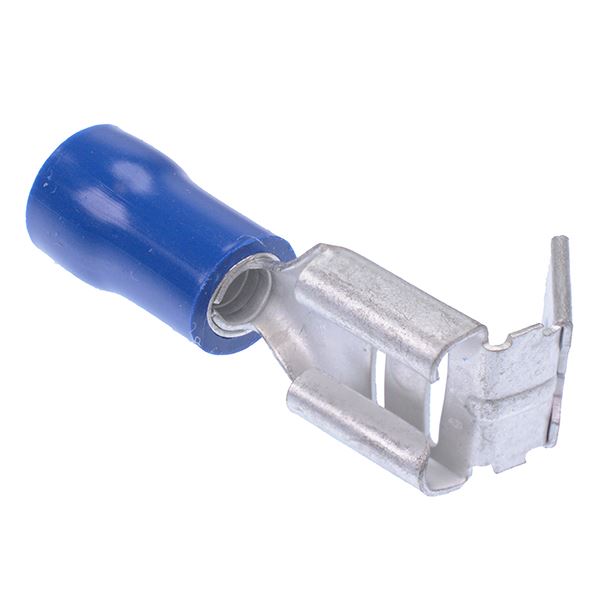 6.3mm Blue Piggyback Double Crimp Connector Terminal  (Pack of 100)