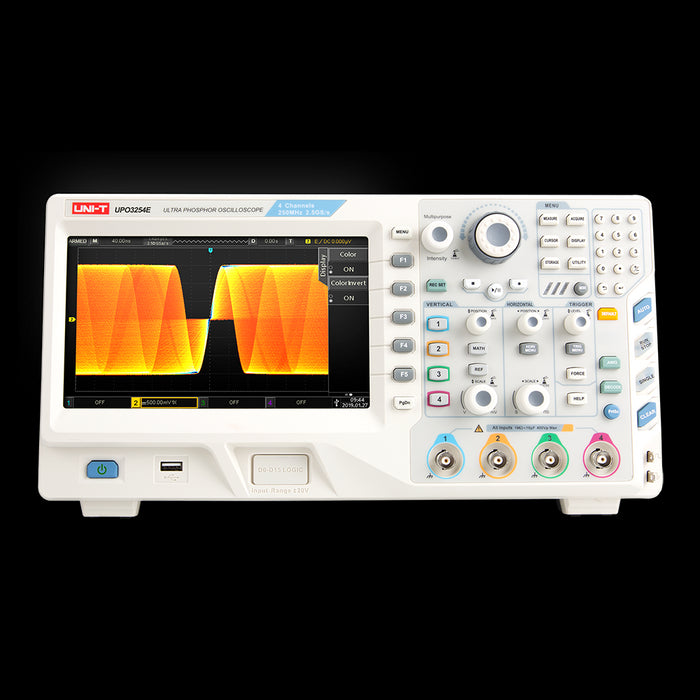 MSO3504E 4 Analog 16 Digital Channel Oscilloscope Touch Screen 500MHz Uni-T