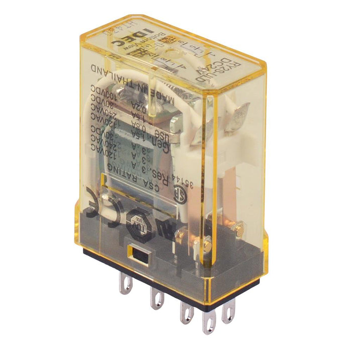 RY2S-ULDDC24V 24VDC Plug In Miniature Power Relay Indicator Diode 3A DPDT IDEC