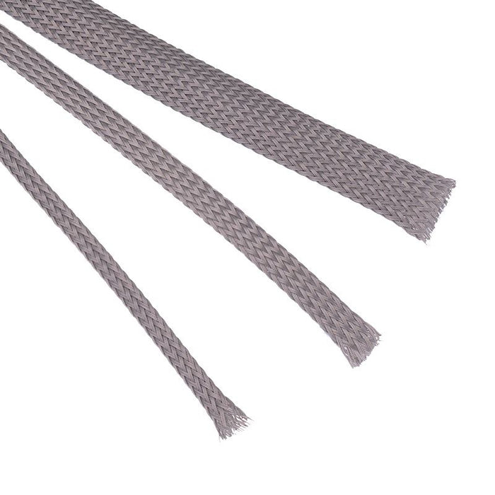 8mm Grey Expandable Braided Sleeving