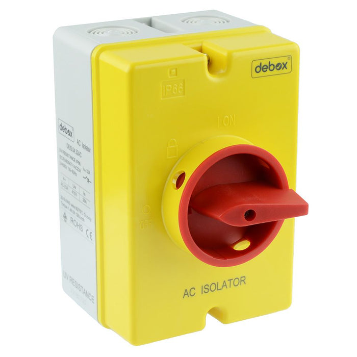 20A 4 Pole Rotary Isolator Switch