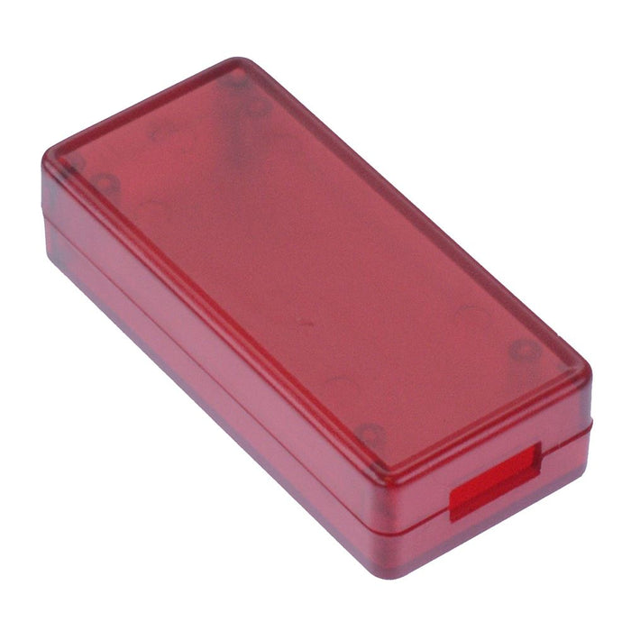 1551USB3TRD Hammond Transparent Red Plastic USB Enclosure 65 x 30 x 15.5mm