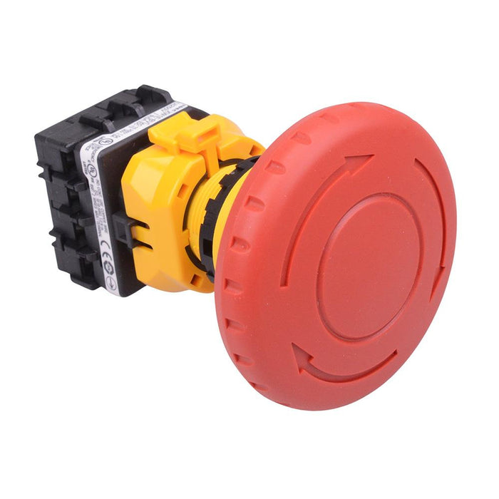 XW1E-BV502MFR 22mm Emergency Stop Switch 60mm Mushroom 2NC IDEC