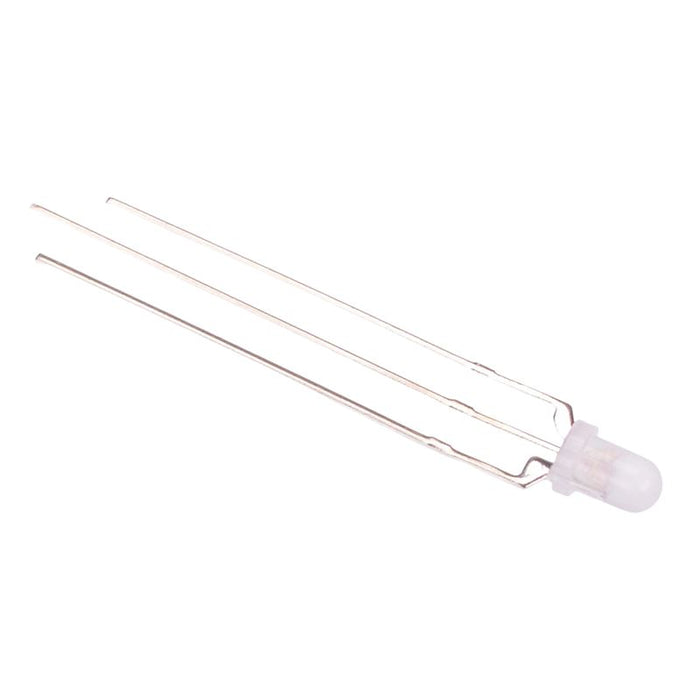 Yellow / Green 3mm Bi-Colour Diffused LED 60° Common Anode
