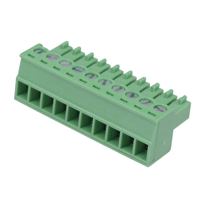 10-Way 3.5mm Right Angle Pluggable Terminal Block 8A 300V