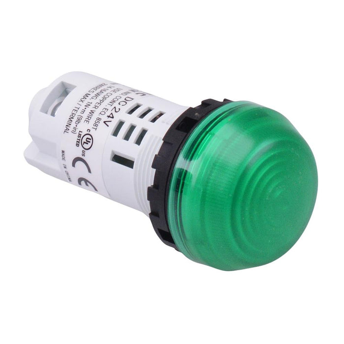 AP22M-2Q4G Green 24VDC Pilot Light Ultra-Bright LED IDEC