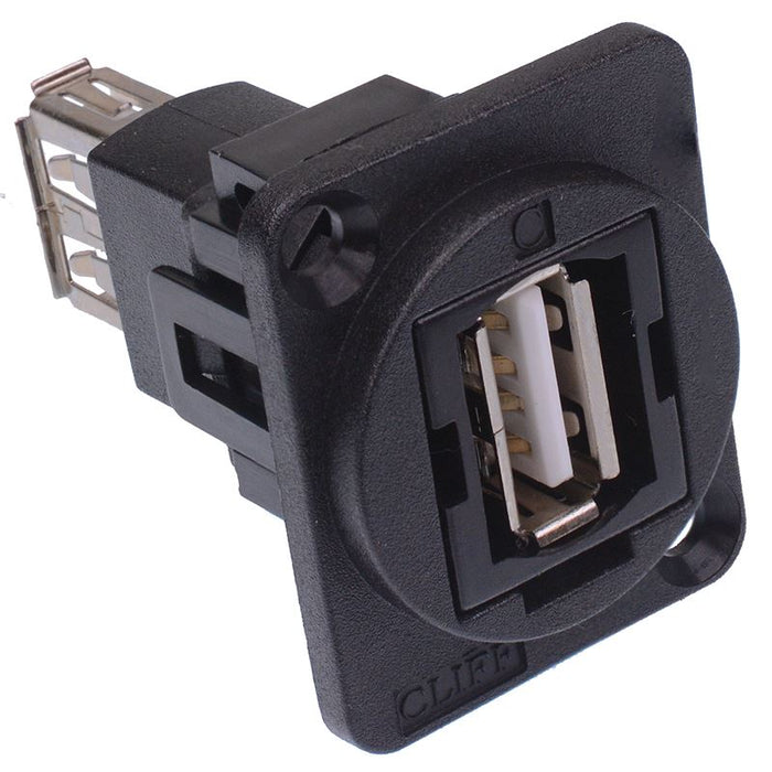 XLR Feedthrough Connector USB 2.0 A to USB 2.0 A CP30208N
