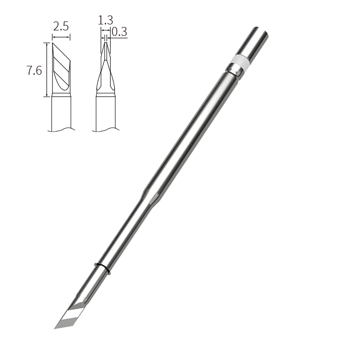 T210-K 1.3mm Knife Soldering Iron Tip ATTEN