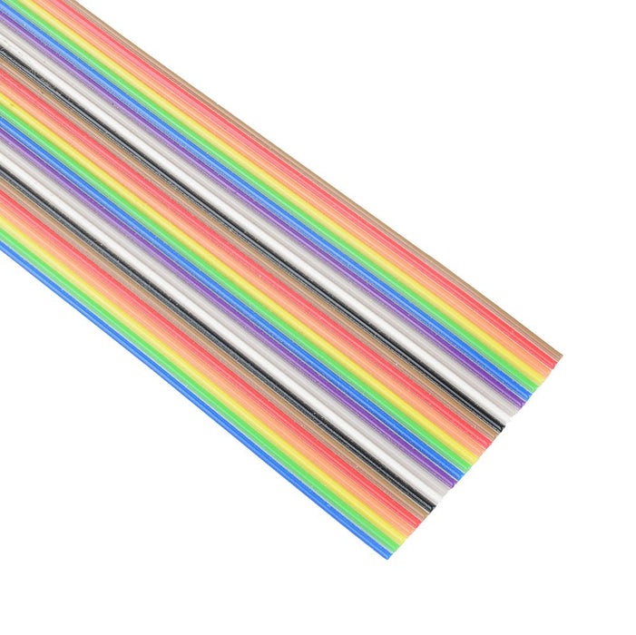 34-Way Coloured Ribbon Cable 28AWG (price per metre)