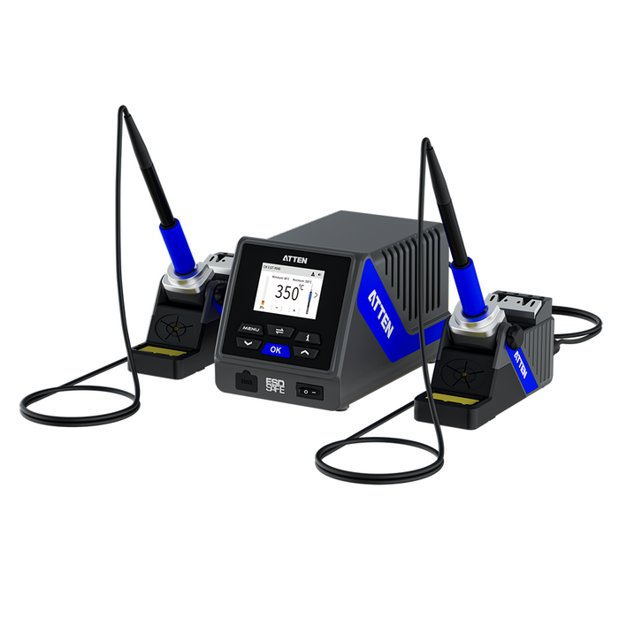 GT-6120B 130W Intelligent Dual Channel Soldering Station ATTEN