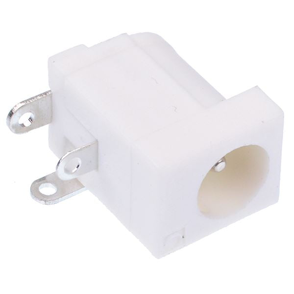 2.1mm and 2.5mm White PCB DC Power Socket FCR681466