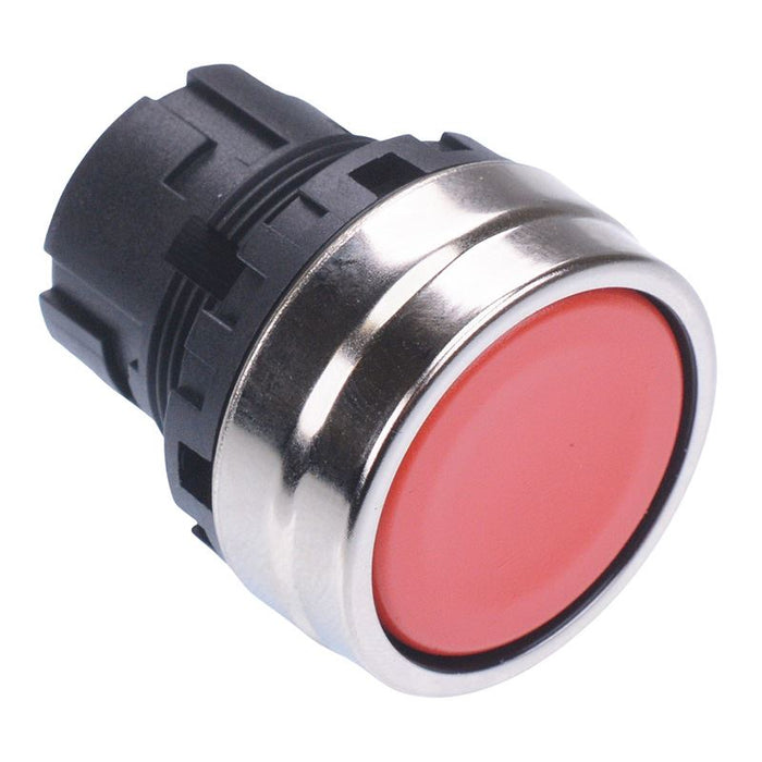 YW4B-A1R IDEC Red 22mm Maintained Metal Push Button Bezel for Non-illuminated YW Series