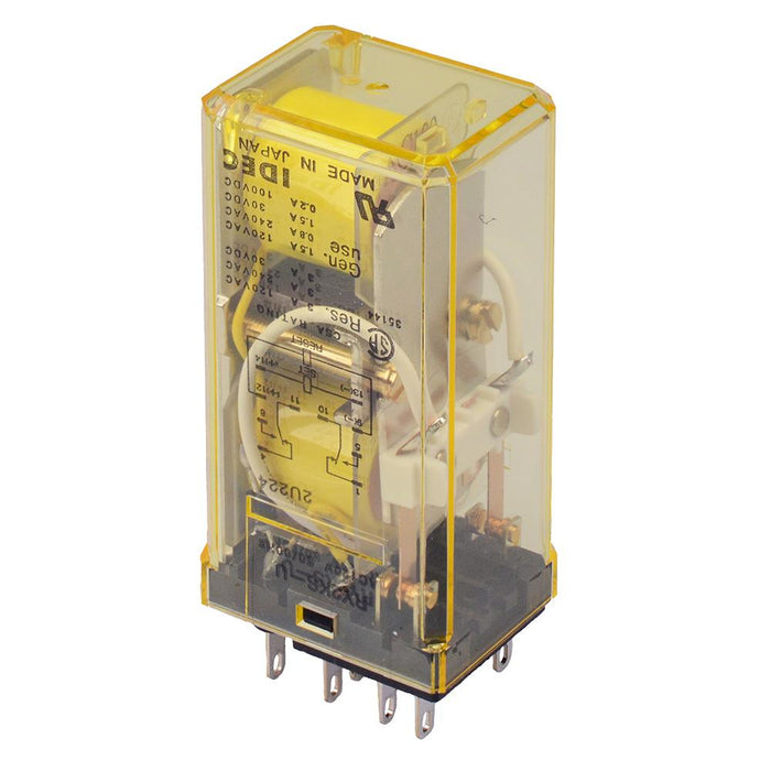 RY2KS-UAC120V 120VAC Plug In Latching Relay 3A DPDT IDEC