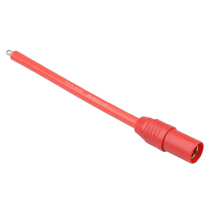 Prewired Red Female AS150 Gold Bullet Connector 10cm AMASS