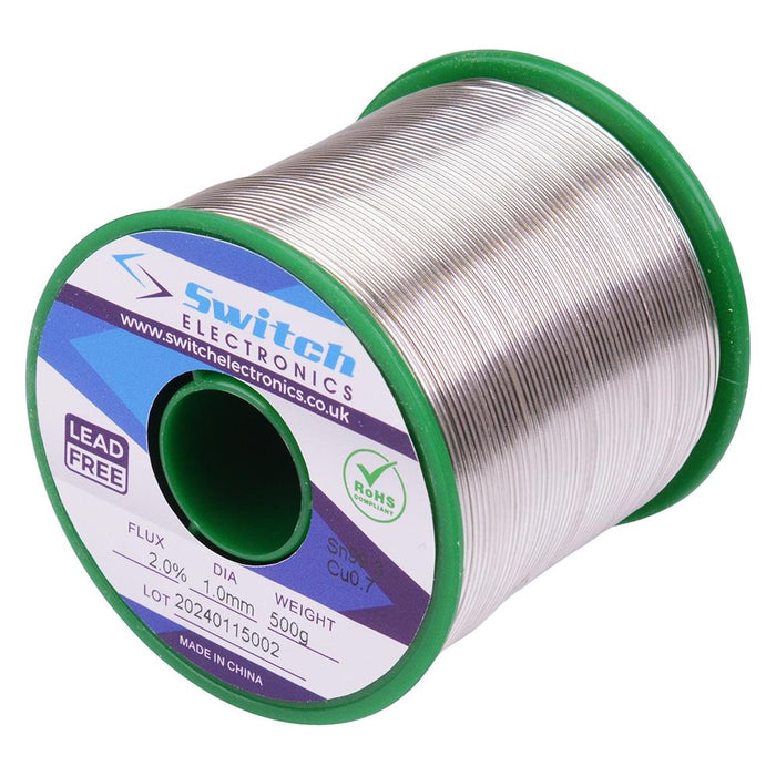 0.7mm 22SWG Lead Free Solder Wire 500g