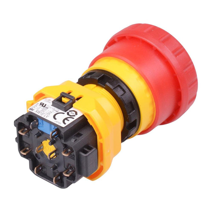 XW1E-LV413Q4R 24V illuminated 22mm Emergency Stop Switch 1NO-3NC IDEC