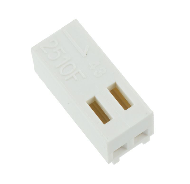 2-Way Straight PCB Crimp Housing 2.54mm — Maplin Pro | Your One Stop ...