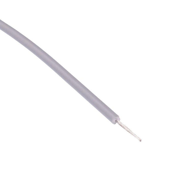 Grey UL1015 22AWG 17/0.16mm Tinned Copper Stranded Wire (price per metre)