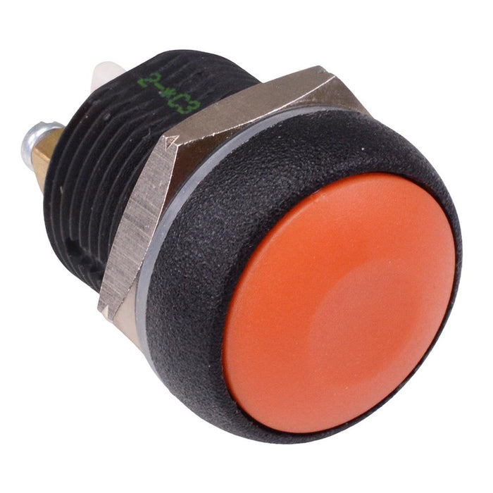 IRR3V292 APEM Orange Round 16mm Momentary NO Push Button Switch IP67