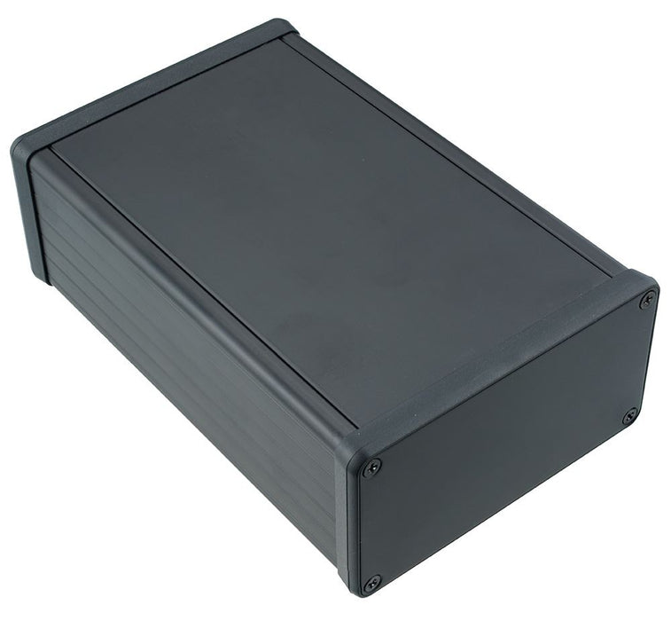 Hammond 1455N1601BK Black Aluminium Instrument Enclosure 163 x 103 x 53mm