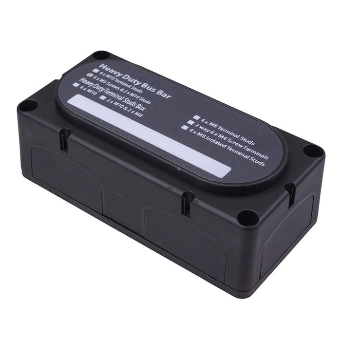 Heavy Duty 6 Way M5 Power Distribution Box Busbar