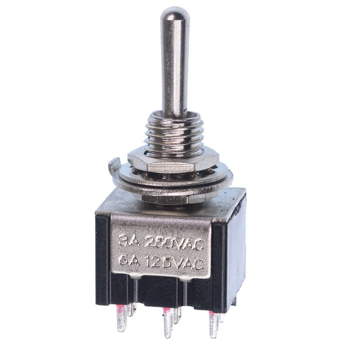 (On)-Off-(On) Mini Toggle Switch DPDT