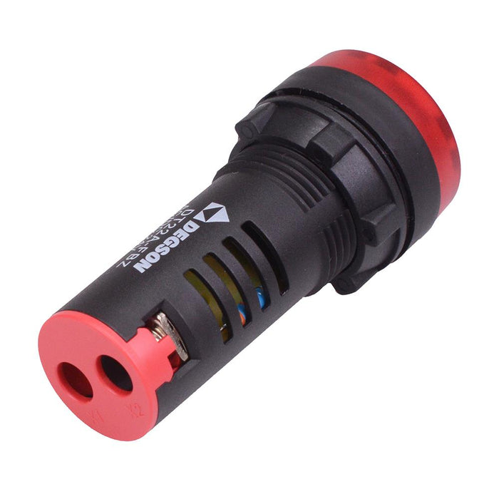 Red 24VDC Flashing Buzzer 22mm Pilot Light