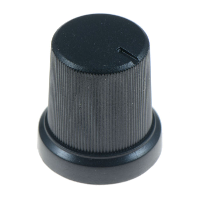 Black 6mm Pointer Control Knob