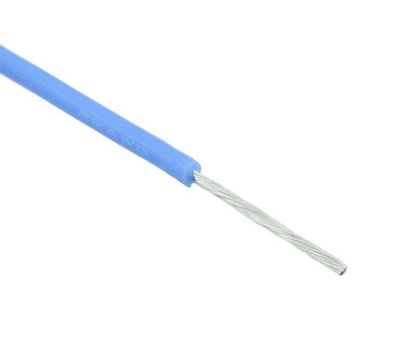 Blue Silicone Lead Wire 22AWG 60/0.08mm (price per metre)