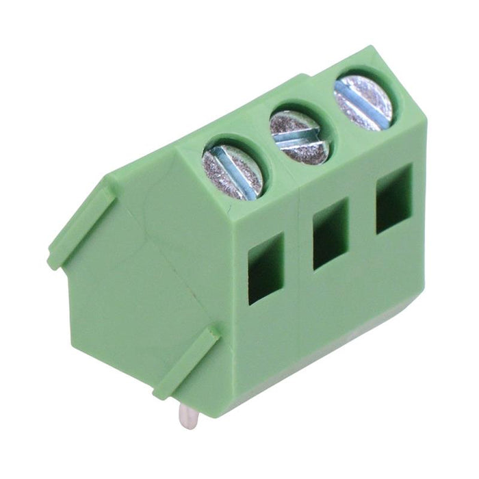 3-Way 5.00mm 45° PCB Terminal Block 20A 300V