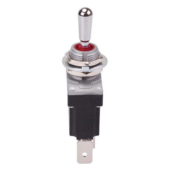 On-Off-(On) Momentary Sealed 12mm Toggle Switch SPDT 12A IP68