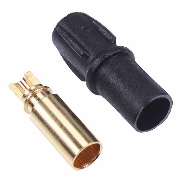Female SH3.5 Gold Plated Bullet Connector 20A Amass